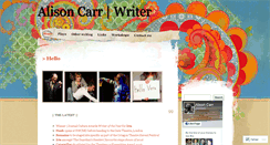 Desktop Screenshot of alisoncarr.co.uk